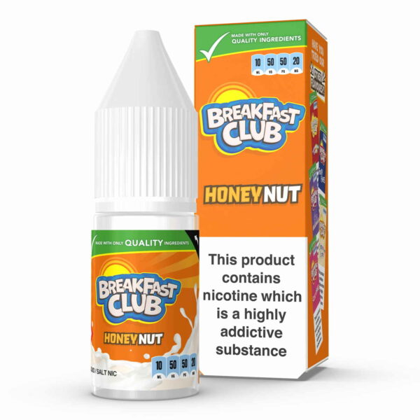 Honey Nuts Nic Salt E-Liquids By Breakfast Club