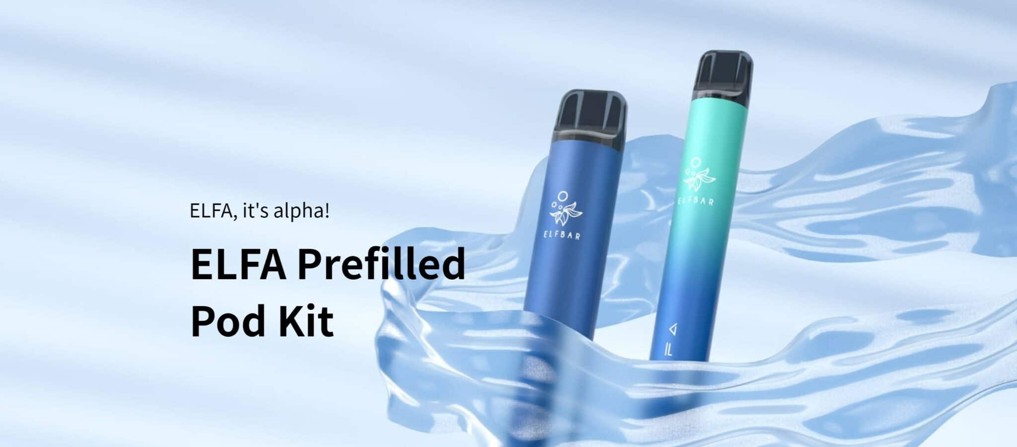 Elf Bar Elfa Pod Kit 20mg & 600 Puffs DIY eLiquids