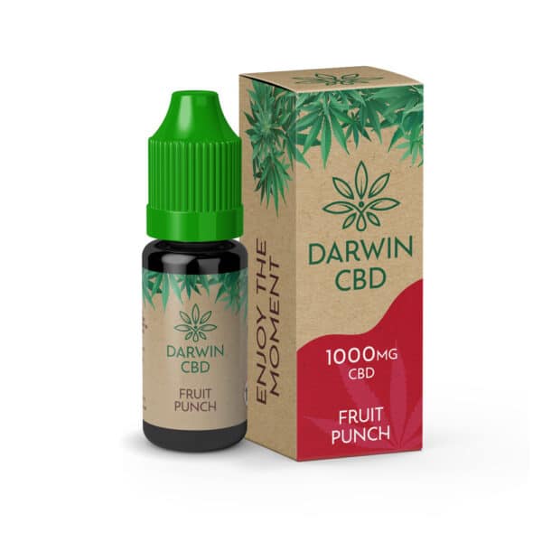 Darwin CBD 10ml E-Liquid 1000mg Isolate-fruit punch