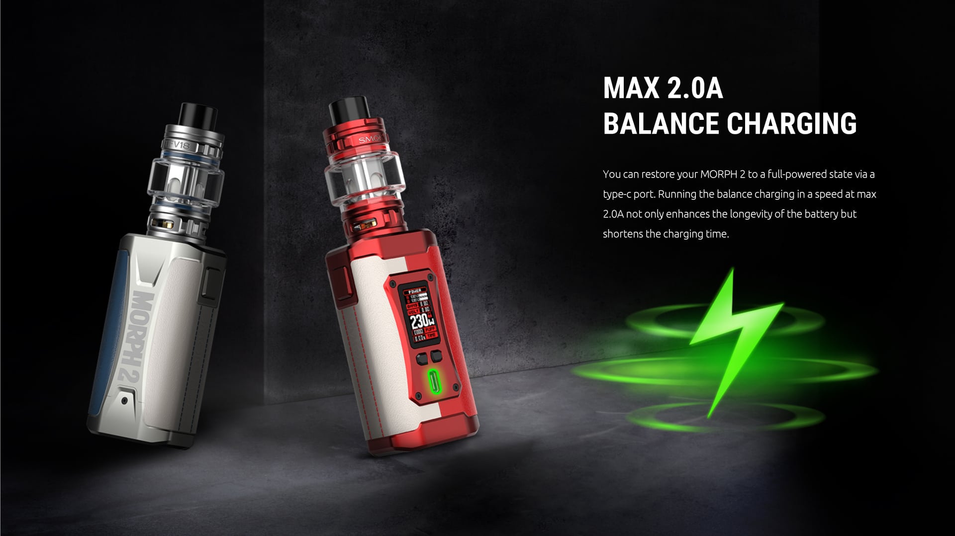 smok morph balance charging image