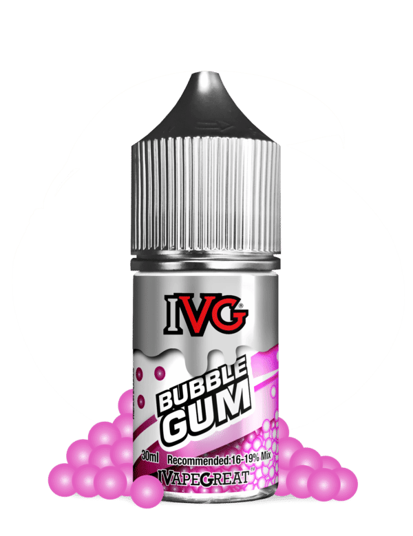 Bubblegum Concentrate By IVG 30ml is a sweetshop favourite, with the uniquely distinctive flavour of sweet pink bubblegum.