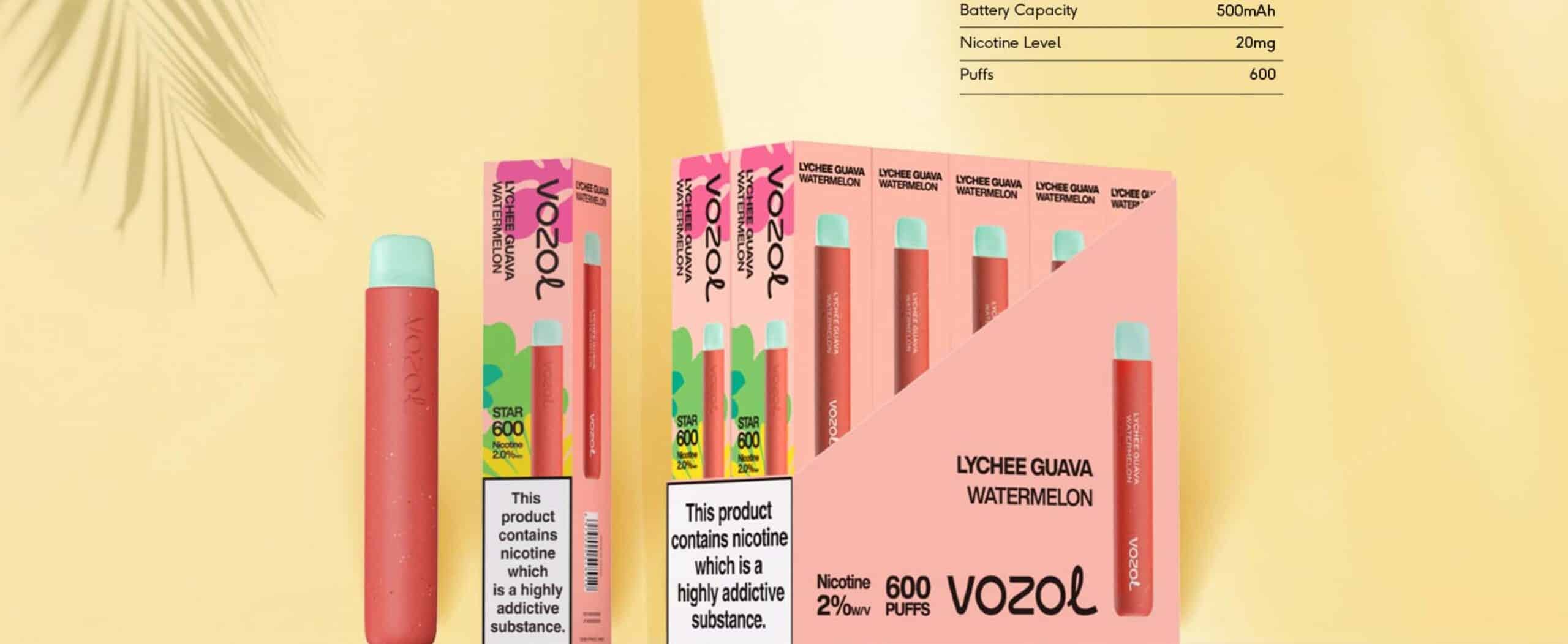 Vozol star 600 disposable kit specifications