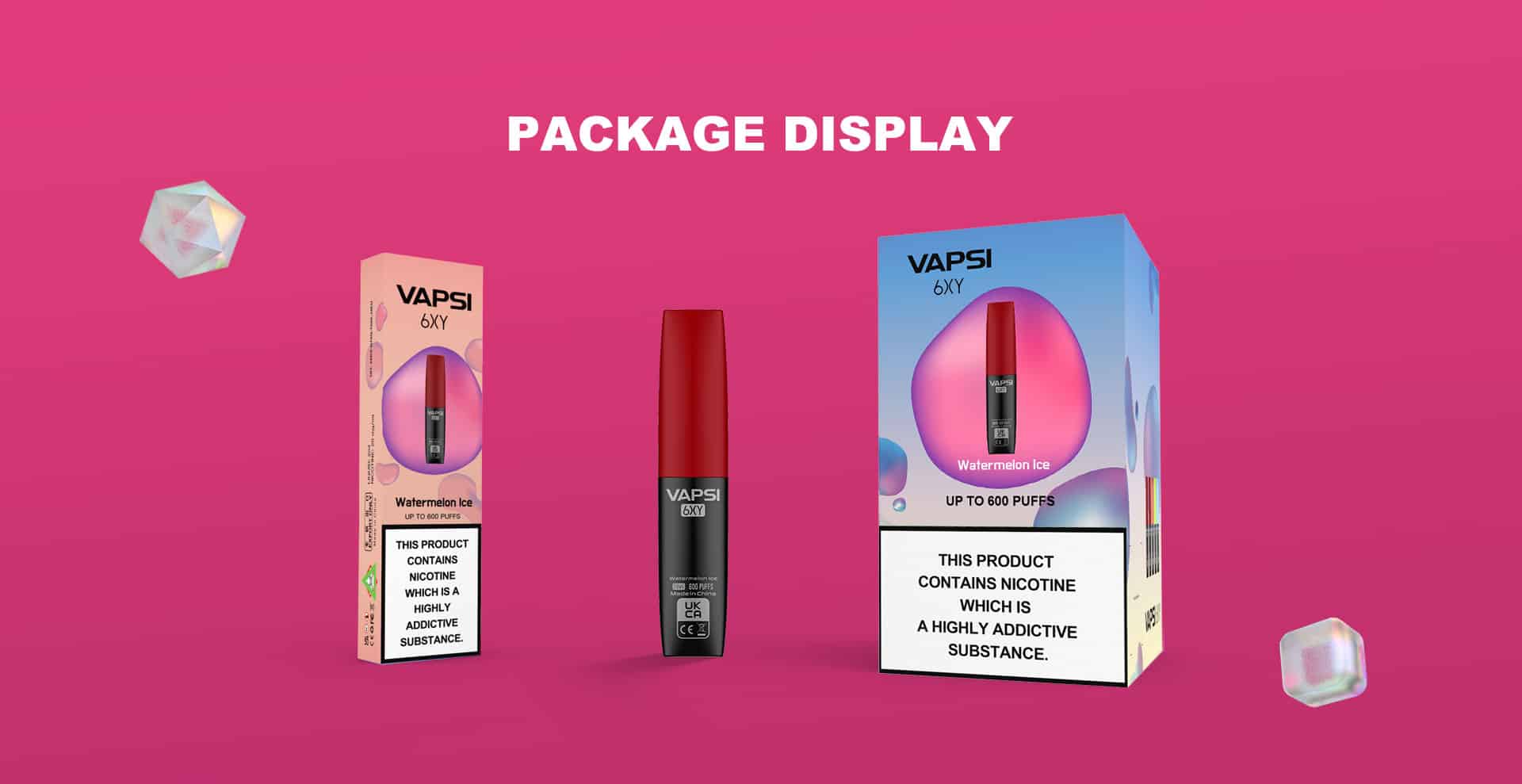 vapsi disposable vape package image