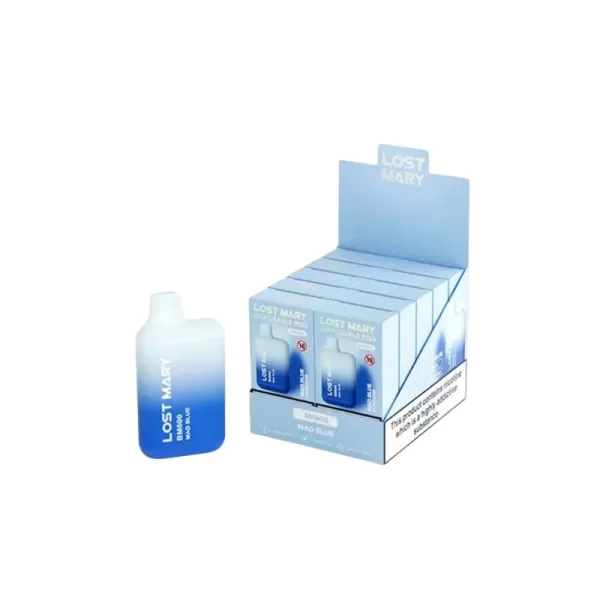 Lost Mary BM600 Disposable Vapes Pack of 10 Multipack mad blue