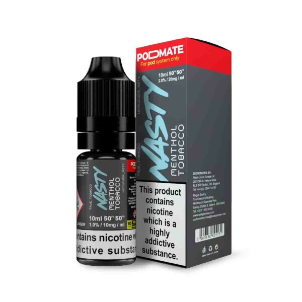 Menthol Tobacco Podmate Nic Salt E-Liquid by Nasty Juice