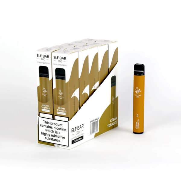 cream tobacco Elf Bars Disposable Vape Multipack