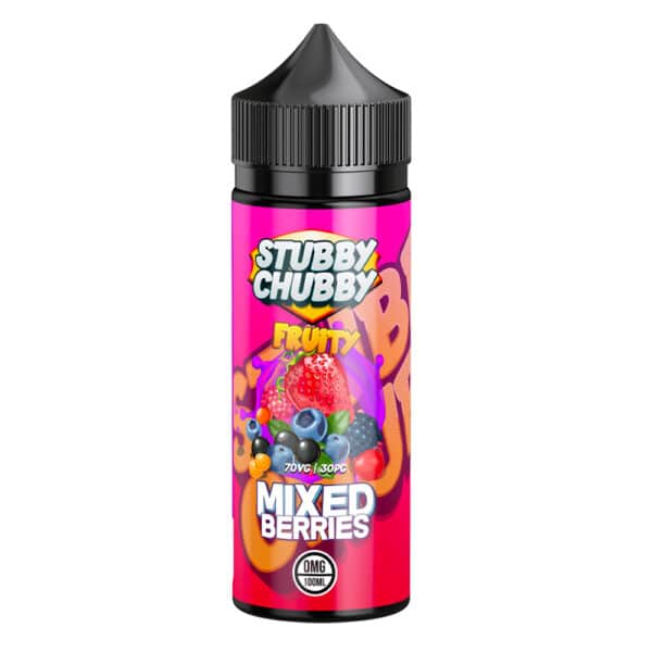 Mixed Berries 100ml E-Liquid by Stubby Chubby