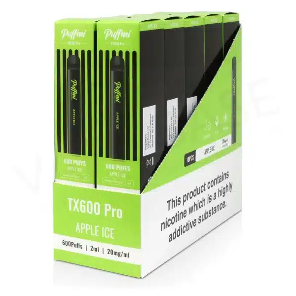 Puffmi TX 600 Pro Disposable Vape Kit Pack of 10 Multipack