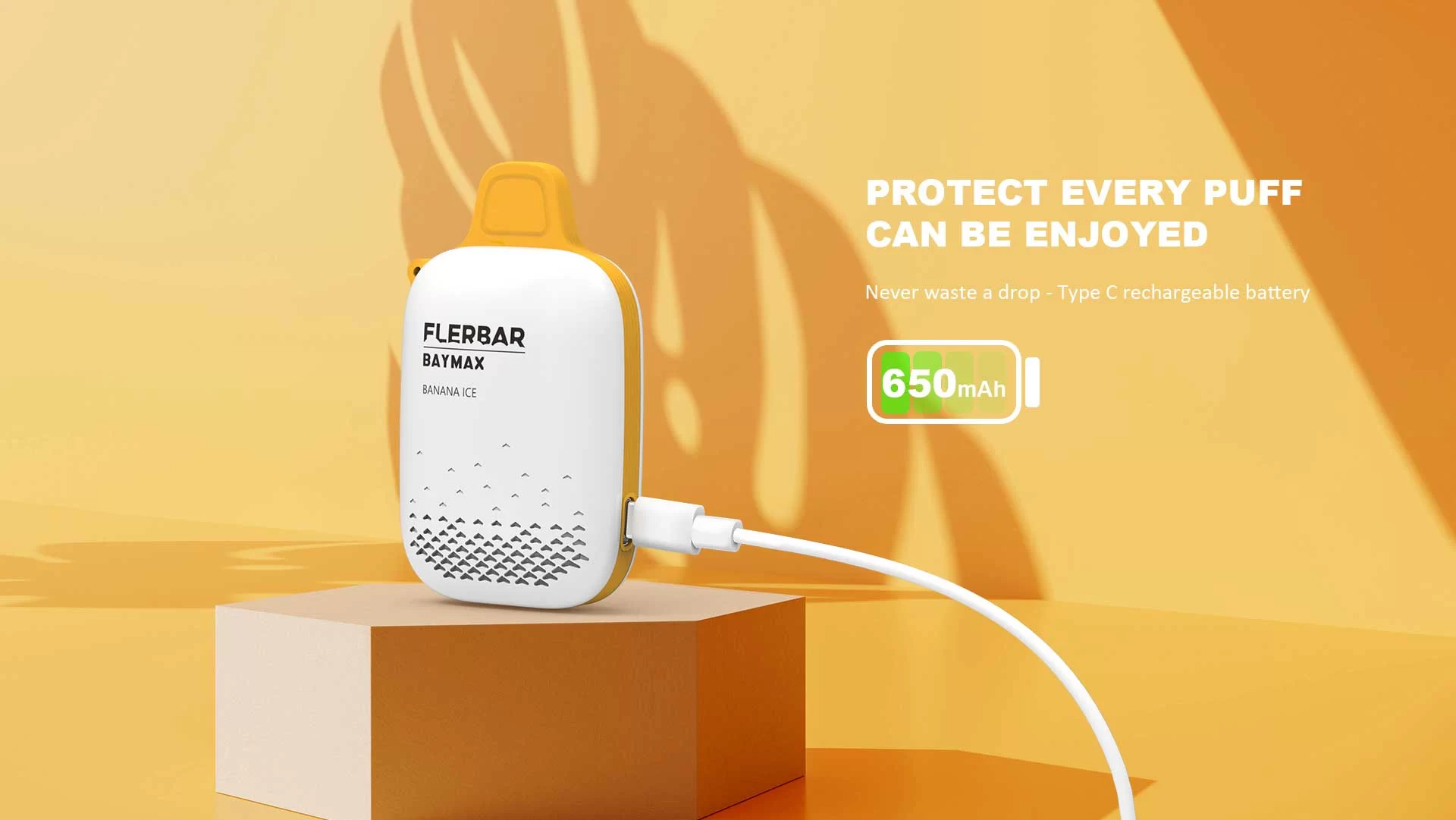 Flerbar Baymax 3500 Puff Disposable Vape Kit rechargeable