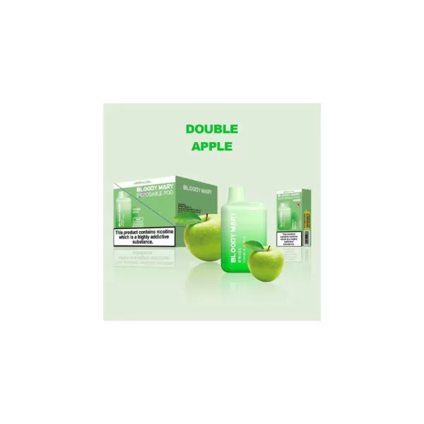 BLOODY MARY DISPOSABLE VAPE KIT 10 X MULTIPACK Double Apple