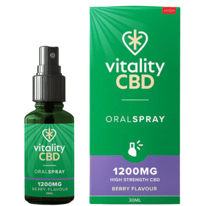 Vitality CBD 30ml Oral Spray 600MG-2400MG Berry Flavour