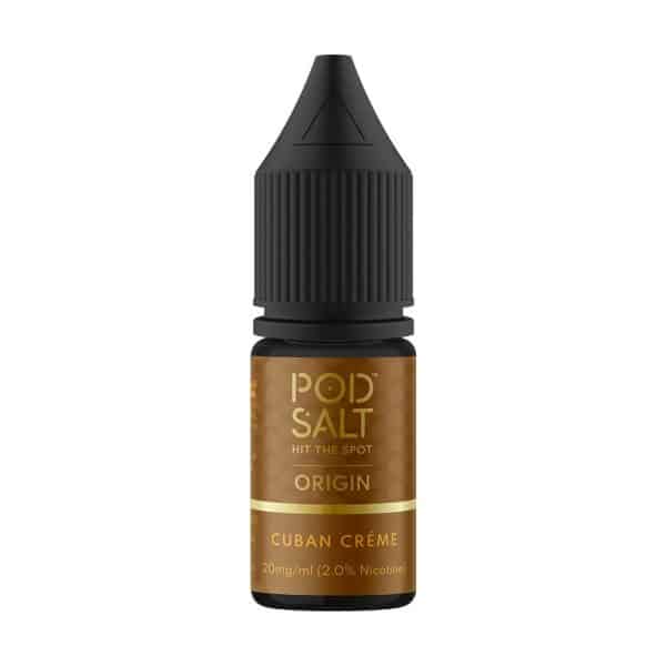 Origin 10ml Nicotine Salt E-liquid By Pod Salt cuban creme
