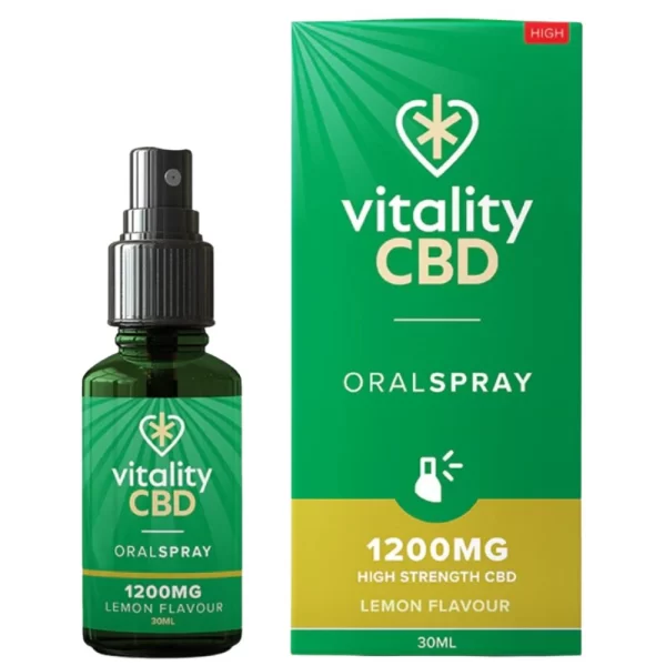 Vitality CBD 30ml Oral Spray Lemon Flavour 1200