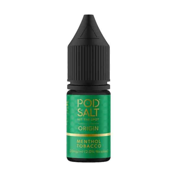 Origin 10ml Nicotine Salt E-liquid By Pod Salt menthol tobacco