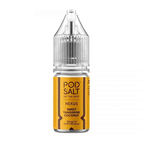 Nexus 10ml Nic Salt E-Liquid By Pod Salt sweet tangerine coconut