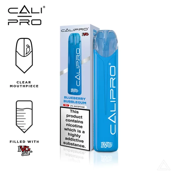 IVG Calipro Disposable Vape Device 600-Puffs blueberry bubblegum