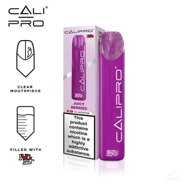 IVG Calipro Disposable Vape Device 600-Puffs juicy berries