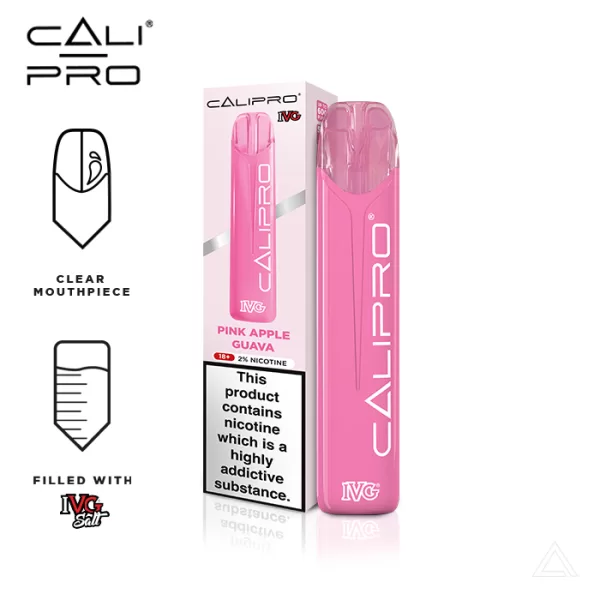 IVG Calipro Disposable Vape Device 600-Puffs pink apple guava