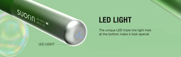 Suorin Hi 700 Disposable Vape Device led light
