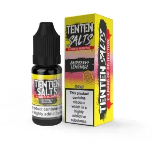Raspberry Lemonade 10ml Nic Salt E-Liquid by TenTen
