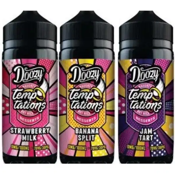 Doozy Temptations100ml Shortfill E-liquid Deserts