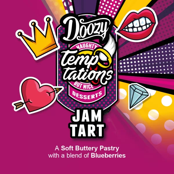 Jam Tart 10ml Nic Salt E-Liquid by Doozy Temptations