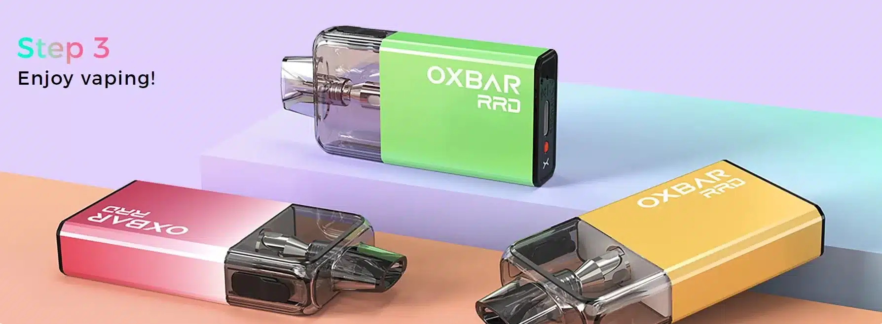 OXBAR RRD Disposable Pod Vape Kit how to use