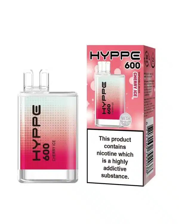 Hyppe 600 Puff Disposable Vape cherry ice