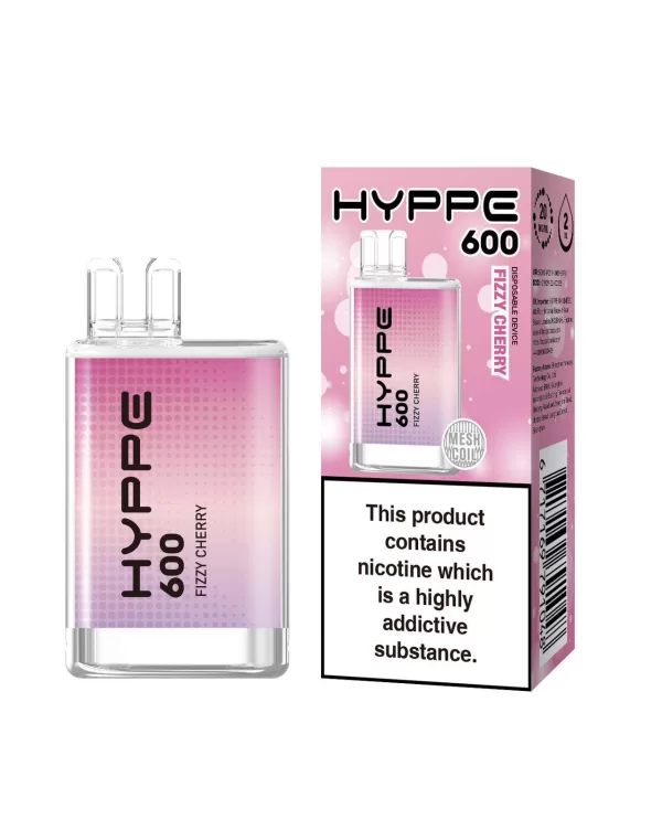Hyppe 600 Puff Disposable Vape fizzy cherry