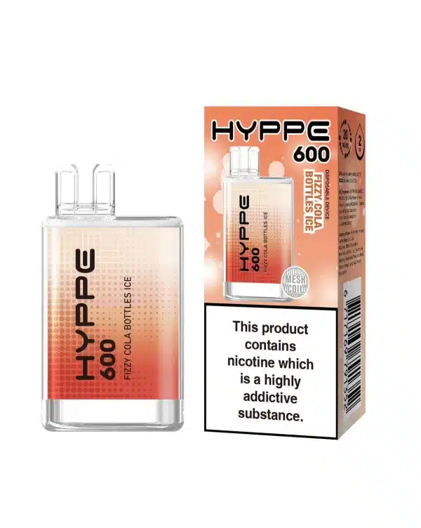 Hyppe 600 Puff Disposable Vape fizzy cola bottles