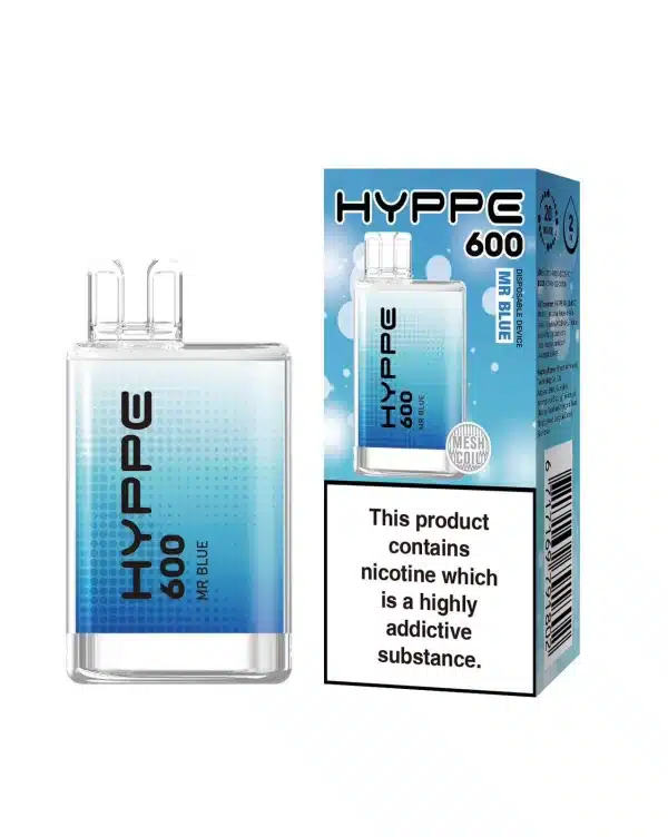 Hyppe 600 Puff Disposable Vape mr blue