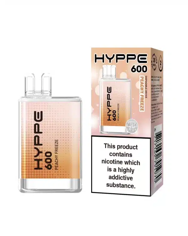 Hyppe 600 Puff Disposable Vape peachy freeze