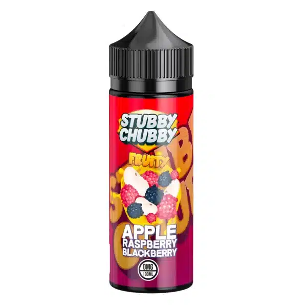 100ml Shortfill E-Liquid by Stubby Chubby apple raspberry blackberry