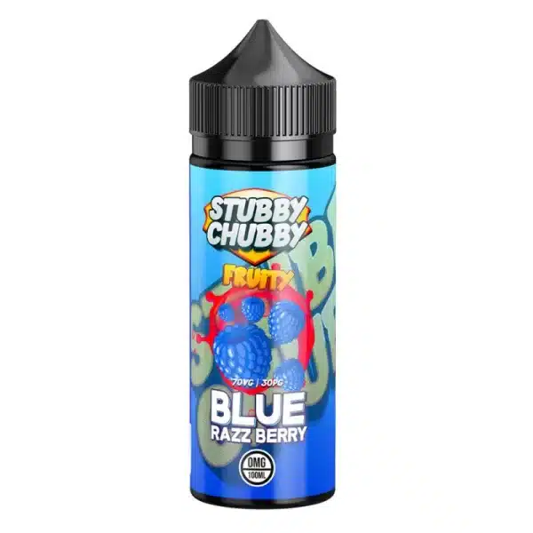 100ml Shortfill E-Liquid by Stubby Chubby blue razz berry