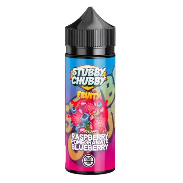 100ml Shortfill E-Liquid by Stubby Chubby raspberry blackberry blueberry