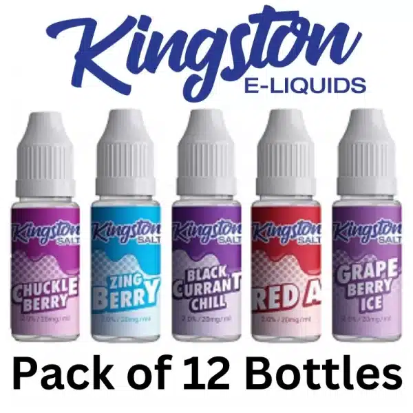 Kingston 10ml Nic Salt E-Liquids (Pack of 12)
