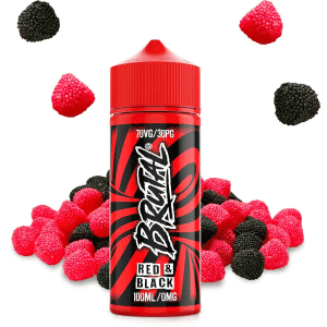 Red & Black - Brutal 100ml Shortfill E-Liquid By Just Juice