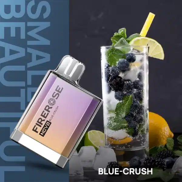 Elux Firerose Nova 600 Disposable Vape blue crush
