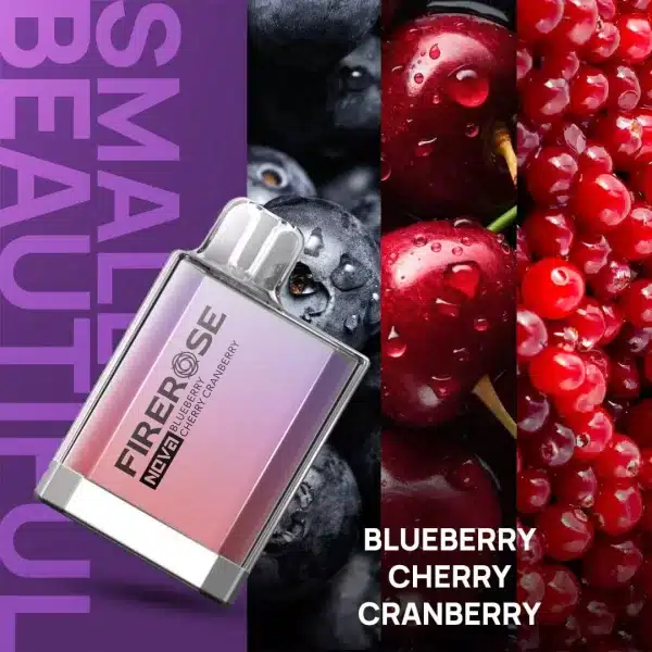 blueberry cherry cranberry Elux Firerose Nova 600 Disposable Vape