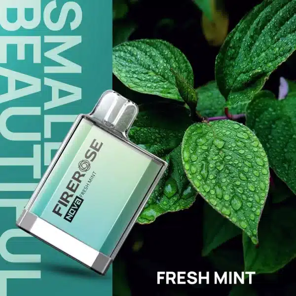 fresh mint Elux Firerose Nova 600 Disposable Vape