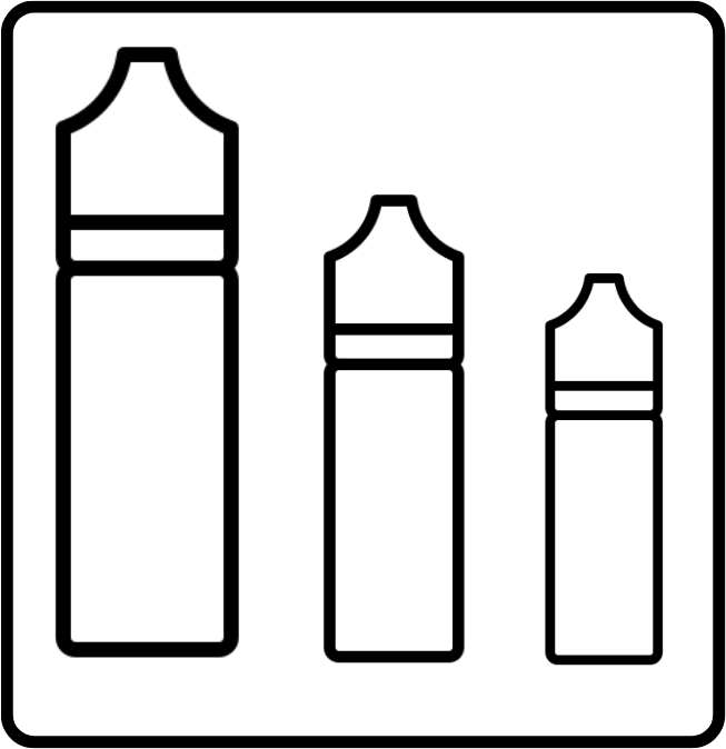 Various Bottle Sizes