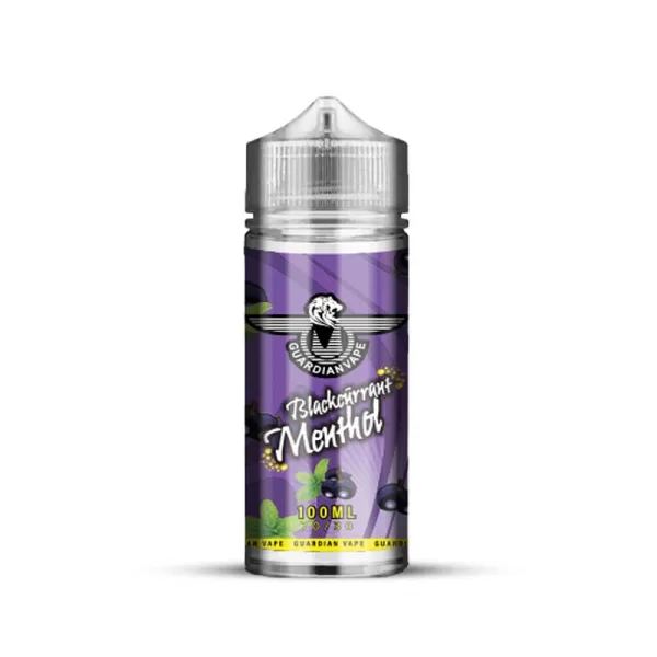 100ml Shortfill E-liquid by Guardian Vape blackcurrant menthol