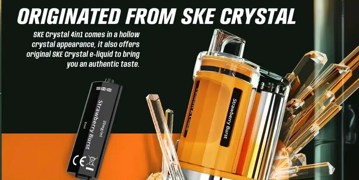 SKE Crystal 4IN1 Pod Kit 2400 Puffs pod system