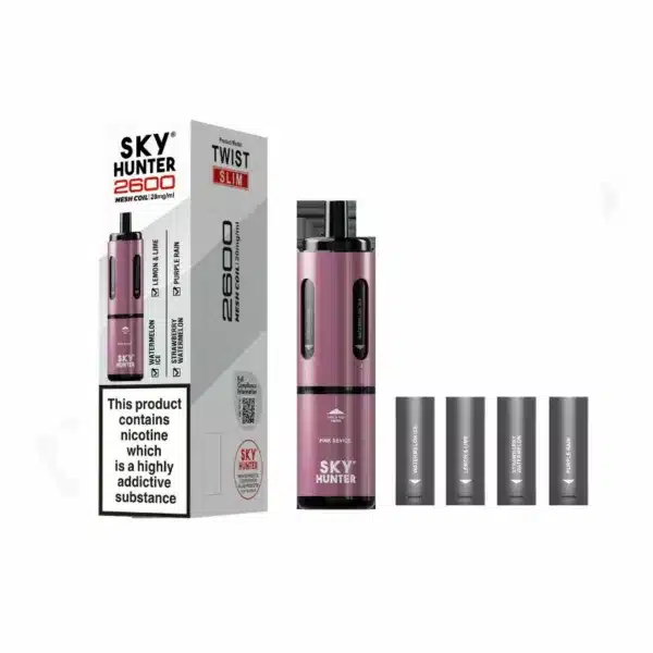 SKY HUNTER Slim 2600 Disposable Pod Kit pink