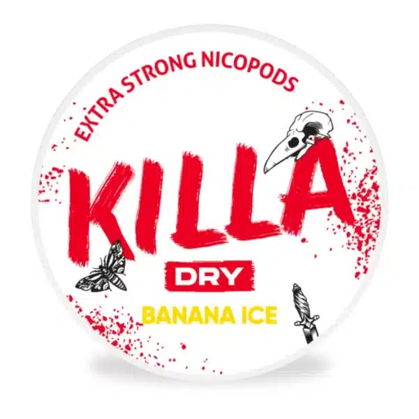 Dry Banana Ice Nicotine Pouches By Killa