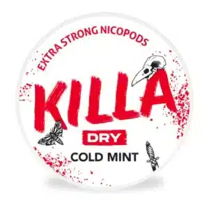 Dry Cold Mint Nicotine Pouches By Killa