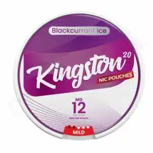 blackcurrant ice 12mg Nicotine Pouches By Kingston