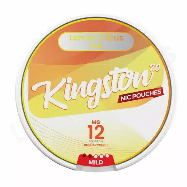 lemon citrus ice 12mg Nicotine Pouches By Kingston