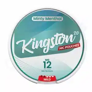 minty menthol 12mg Nicotine Pouches By Kingston