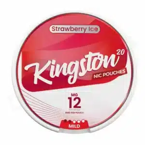 strawberry ice 12mg Nicotine Pouches By Kingston